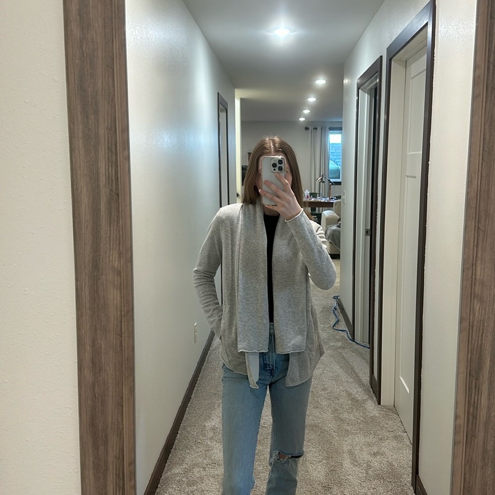 Athleta Long sleeve shawl neck wrap